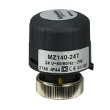 MZ140, siłownik zaworu, elektrotermiczny, 140 N, sterowanie on/off, zasilanie 24 VAC