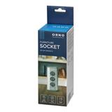 Gniazdo meblowe 3x2P+Z (Schuko), szaro-srebrne OR-GM-9001(GS)/G ORNO
