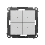 Simon 55 CONTROL – Kontroler przyciskowy sterujący bezprzewodowo innymi urządzeniami Simon GO sterowany smartfonem Aluminium mat TEK1W.01/143 KONTAKT