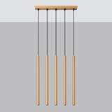 Sollux Lampa wisząca PASTELO 5L złota SL.1173