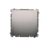 Simon Basic Przycisk światło 10A 250V szybkozłączka stal inox BMS1.01/21 KONTAKT