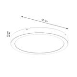 Plafon ONYX 50 biały LED 3000K