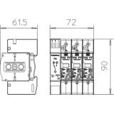 V25-B+C 3PHFS900, OGRANICZNIK PRZEPIĘĆ