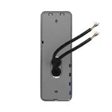 Zestaw wideodomofonowy 2-rodzinny bezsłuchawkowy kolor LCD 7" menu OSD sterowanie bramą czarn OR-VID