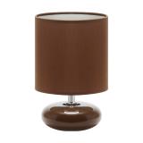 Lampka stołowa PATI E14 BROWN
