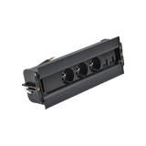 "Simon 480 TS48-630E300K0-44 Spinner 3 gn. typ E i płytka dla 2 złączy RJ45 keystone