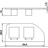 MPR2/2F, PŁYTKA MONTAŻOWA
