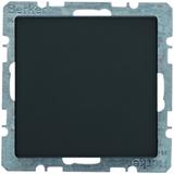 BERKER Q.x Zaślepka z płytką czołową z cokołem i pazurkami antracyt aksamit lakierowana 6710096086 H