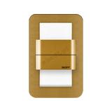 DUO SALSA - M (mosiądz mat) / WW (ciepły biały)   [obud. Aluminium + lakier]