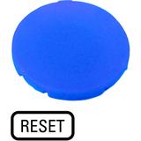 M22-XD-B-GB14 Soczewka do przycisku 22mm płaska niebieska z opisem /RESET/ 218204 EATON