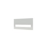 EMF FP 1+ 33 Metalowa osłona frontowa z wycięciem 45 mm wysoka biała 1 rząd 33 moduły