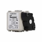 FUSE 125A 690V 1*GKN/50 AR UC Wkładka szybka 125A AC 690V rozmiar 1 45x59x51 mm aR, 170M3563 EATON