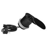 Gniazdo meblowe O6cm, wpuszczane w blat z przesuwną pokrywką, ładowarką USB i przewodem 1,9m, 1x2P+Z