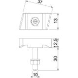 MS50HB M10x30 ZL Śruba z łbem hakowym