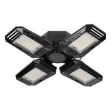 SYRIUSZ LED lampa warsztatowa składana 4-skrzydłowa, E27, 72W, 4000K, 6480lm