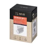 KUBAR SP 1, oprawa ścienno-sufitowa, GU10 max. 35W, IP20, biała