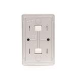 Simon 54 Gniazdo podwójne Schuko n/t z przesłonami wersja skandynawska 16A szybkozłączka srebrny mat