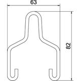 AHB, ZAWIESIE DO SZYNY OPR.OŚW.OC