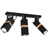 Milagro plafon (reflektorki) Vidar Black 3xGU10 MLP5402