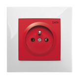 CARLA Gniazdo DATA czerwone