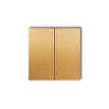Klawisze podwójne do łączników DECO, ICON, MINI (komplet dwóch sztuk) złoty 29DKL-2 KARLIK