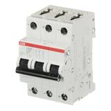 S203M-Z2UC Wyłącznik nadprądowy 10kA AC/DC 3P Z2A 2CDS273061R0278 ABB