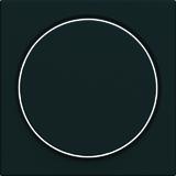 gallery Płytka czołowa do ściemniacza obrotowego czarny