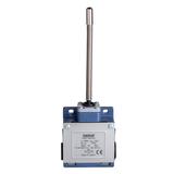 Łącznik w obudowie metalowej, 1NC+1NO, dźwignia sprężynowa