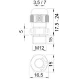DŁAWIKI METR.Z DŁ.GW.M12X1,5 JSZ
