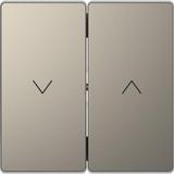 Merten, D-Life, klawisz podwójny żaluzjowy, nikiel