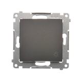 SIMON 54 Przycisk „światło” (moduł) 16AX, 250V~, zaciski śrubowe; brąz mat