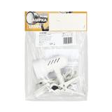 Kelly lampa biurkowa z klipsem 40W E14 stal + tworzywo biała DL-9/W ORNO