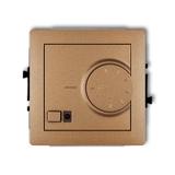 DECO Elektroniczny regulator temperatury z czujnikiem powietrznym złoty metalik 8DRT-2 KARLIK