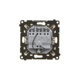 Simon 55 Przycisk zwierny potrójny z podświetleniem LED szybkozłączka Szampański mat TP31L.01/144 KONTAKT