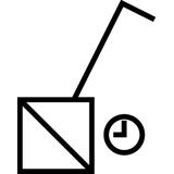 Zegar analogowy dobowy z rezerwą chodu, 230V, 1NO 16A HAGER