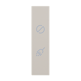 LIVING NOW - PLAKIETKA SYGNALIZATORA  NIE PRZESZKADZAĆ/SPRZĄTNĄĆ POKÓJ  - 1 MODUŁ - PIASKOWY BEŻ, Bt