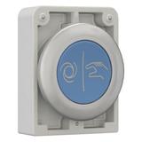 M30C-FD-B-X217 Przycisk 30mm płaski niebieski X217 z samopowrotem 182967 EATON