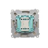 Simon Basic Przycisk światło 10A 250V szybkozłączka beż BMS1.01/12 KONTAKT
