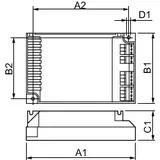 Statecznik transformator elektroniczny HF-R 2 26-42 PL-T/C EII 220-240V 50/60Hz PHILIPS