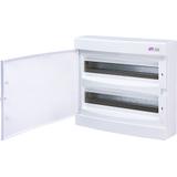 Rozdzielnica natynkowa 2x18 drzwi białe ECT 2x18PO-s 001101086 ETI