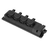 Rozgałęźnik bryzgoszczelny i odporny na uderzenia, IP44, 4 gniazda 2P+Z, 16A, 230V AC, gumowy, uniep OR-AE-13167(GS) ORNO