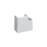 Simon Connect Kąt prosty płaski Cabloplus 130x55mm aluminium