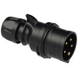 WTYCZKA PRZENOŚNA SHARK 16A 3P+Z+N 400V 50/60Hz 6H IP44 SERIA MIDNIGHT 015-6x PCE