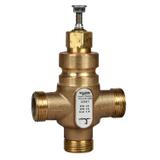 V341, zawór regulacyjny, 3-drogowy, DN40, kvs 25, przyłącze 2 1/4, gwint zewnętrzny, medium -20…150°