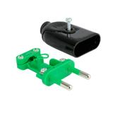 FWC wtyczka płaska czarna 51.222 OPATÓWEK