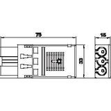 ST/F-GST 18I 3P, ELEMENT WTYKOWY 3-POLOWY