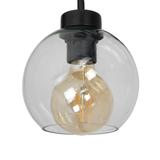 Milagro kinkiet Sofia Clear E27 czarny MLP6570