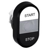 Przycisk podwójny START-STOP przezroczyste pole podświetlany MPD8-11C