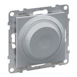 Suno Ściemniacz Obrotowy - 240V - 50 Hz - 5 - 75 W ( 10 Lamp Maks.) Dla Lamp Led Z Opcją Ściemniania - Bez Zacisku Neutralnego Aluminium 721379 LEGRAND