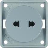 Integro Gniazdo z uziemieniem ''Australia'' 10 A antracyt mechanizm 962582505 962572506 HAGER